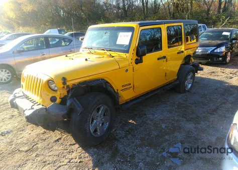 2015 Jeep Wrangler Unlimited Sport из США, поврежденный, VIN 1C4BJWDGXFL639509